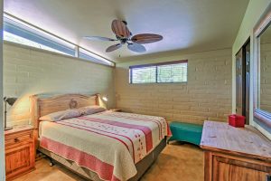 Tucson Vacation Rental, Big Back Yard, Turn on the ceiling fan for a cool breeze while you sleep the night away